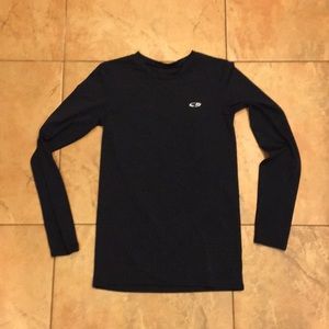 Champion Navy Blue Polyester DriFit Youth XL